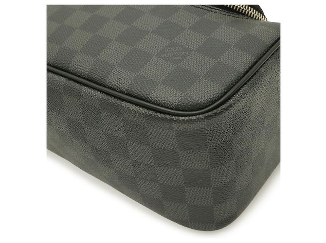 Louis Vuitton Damier Graphite Kulturbeutel Schwarz - Ansicht 3