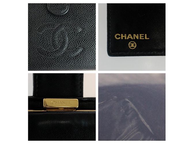 Cartera larga Chanel Coco Mark Negro - vista 5