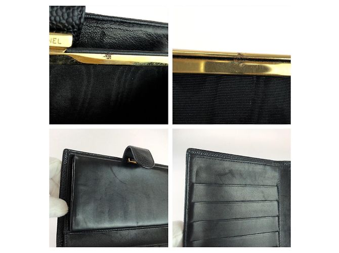 Cartera larga Chanel Coco Mark Negro - vista 7