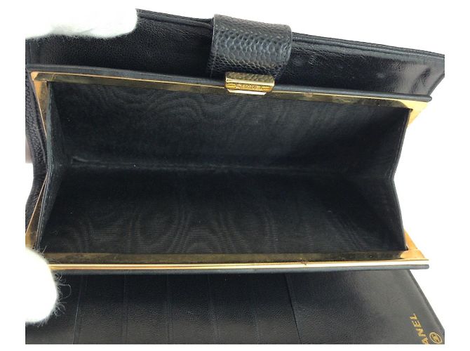 Cartera larga Chanel Coco Mark Negro - vista 9