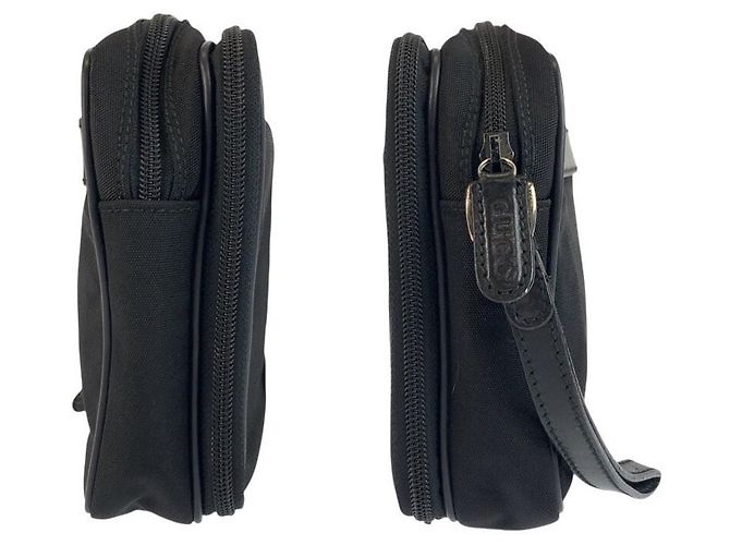 Pochette Gucci in nylon nero - vista 6