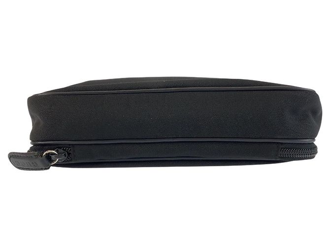 Pochette Gucci in nylon nero - vista 8