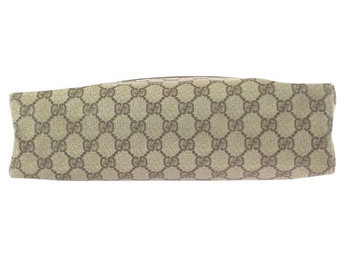 Borsa Tote Gucci GG Supreme Marrone Beige - vista 10