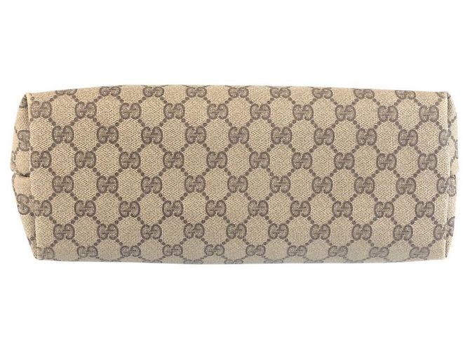Gucci Tote Bag Braun Beige Stoff - Ansicht 10
