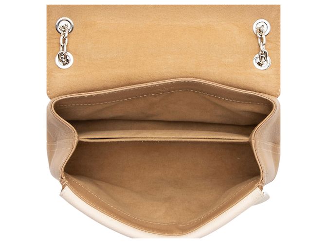 Borsa Louis Vuitton Monogram Cuir Very Chain Bag Marrone Beige - vista 7