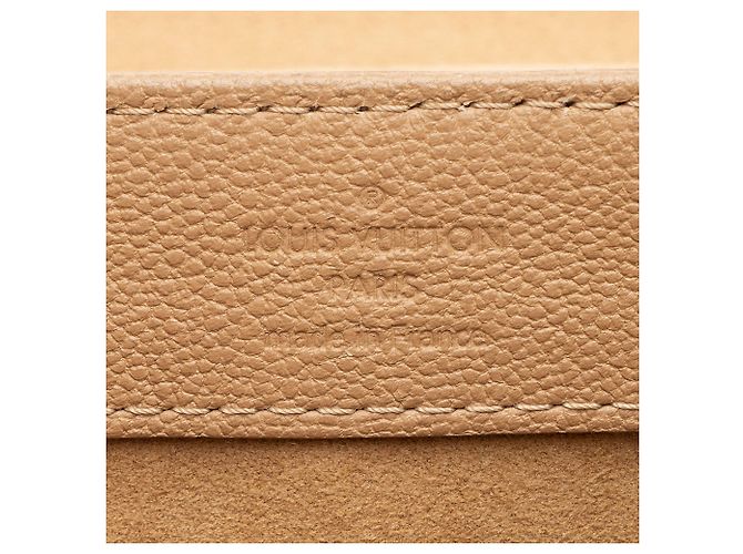 Borsa Louis Vuitton Monogram Cuir Very Chain Bag Marrone Beige - vista 8