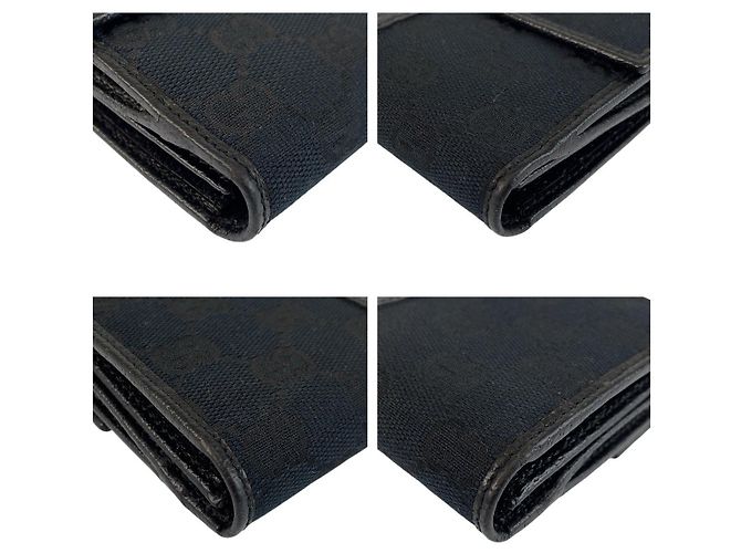 Gucci Long Wallet Black Cloth - view 4