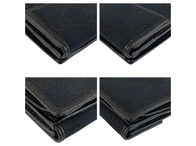 Gucci Long Wallet Black Cloth - view 5