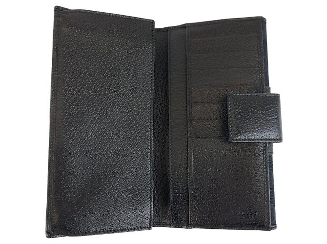 Gucci Long Wallet Black Cloth - view 6