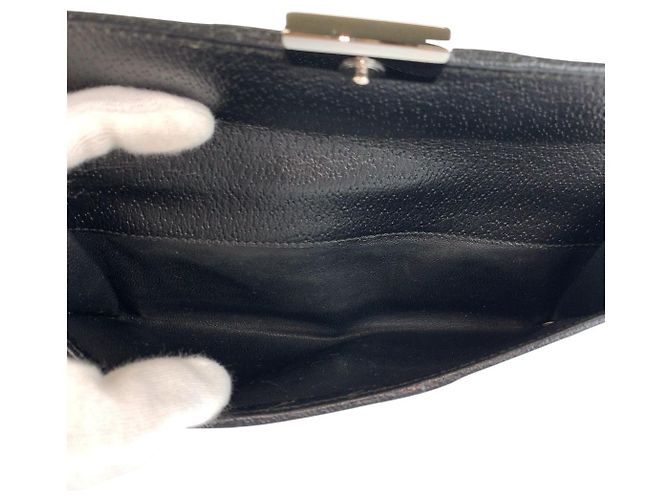 Gucci Long Wallet Black Cloth - view 7