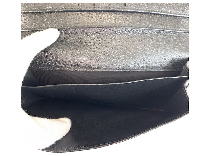 Gucci Long Wallet Black Cloth - view 8