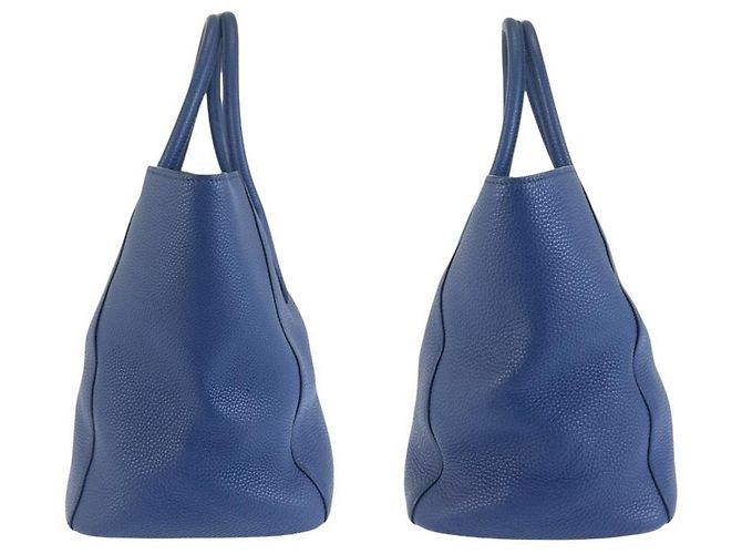 Saco Tote Prada Vittello Daino Azul - vista 7