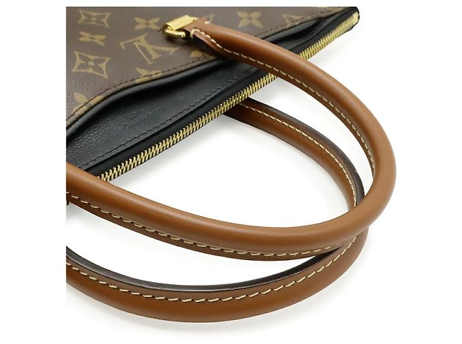 Borsa Louis Vuitton Monogram Pallas Nero - vista 6