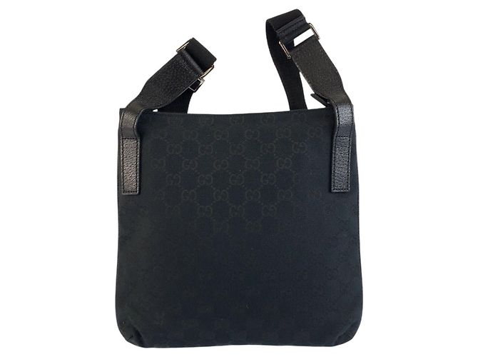 Borsa a tracolla Gucci GG Canvas Nero - vista 2