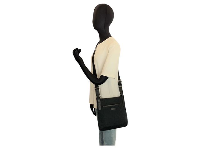 Borsa a tracolla Gucci GG Canvas Nero - vista 5
