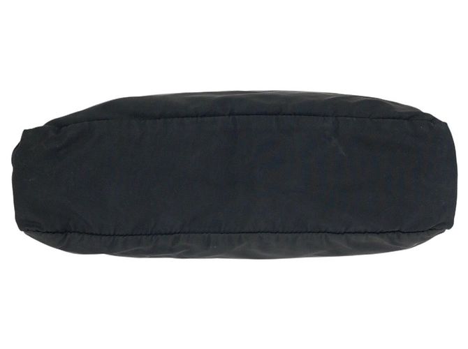 Tote Sacola Prada Tessuto com logo triangular Preto - vista 10