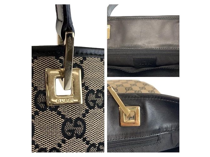 Gucci Tote Bag Schwarz Stoff - Ansicht 5