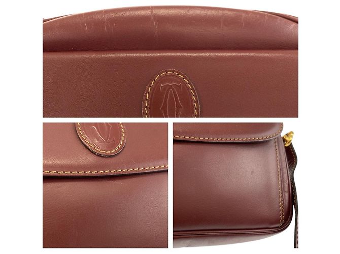 Borsa a tracolla Cartier Must Line Marrone - vista 6