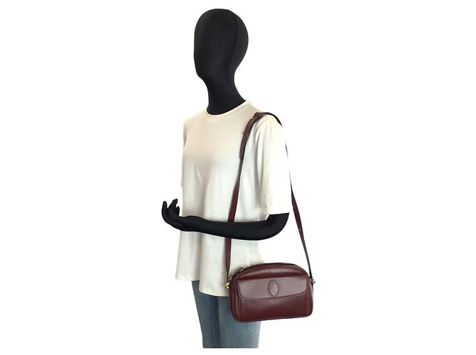 Borsa a tracolla Cartier Must Line Marrone - vista 7