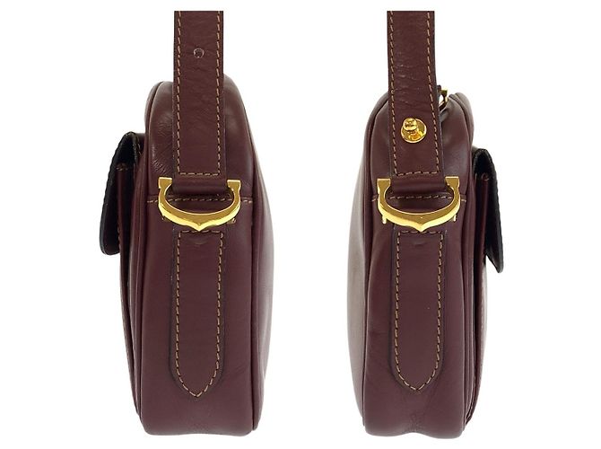 Borsa a tracolla Cartier Must Line Marrone - vista 8