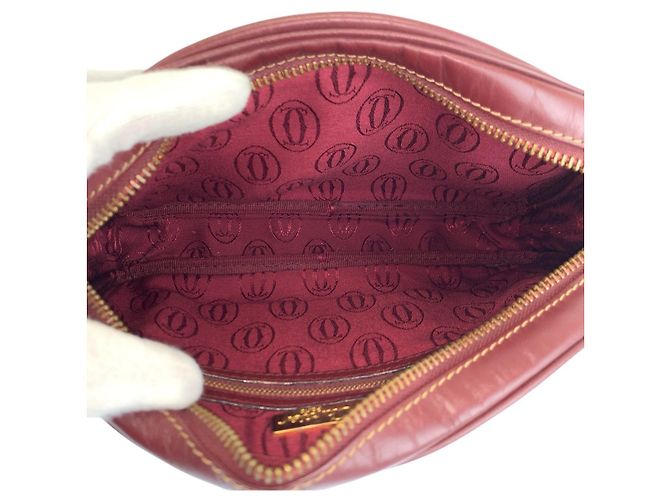 Borsa a tracolla Cartier Must Line Marrone - vista 9