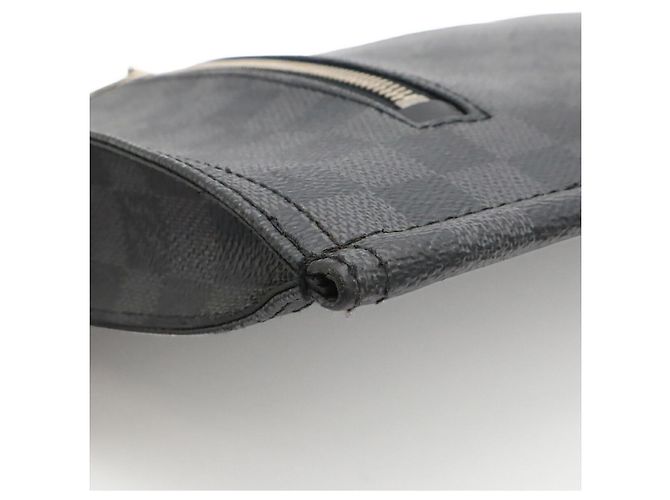 Louis Vuitton Damier Graphite Pochette Document Negro - vista 7