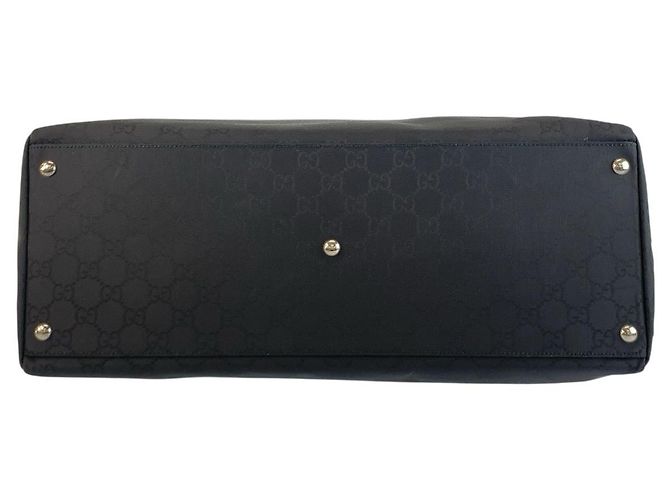 Borsa Gucci Boston in nylon nero - vista 10