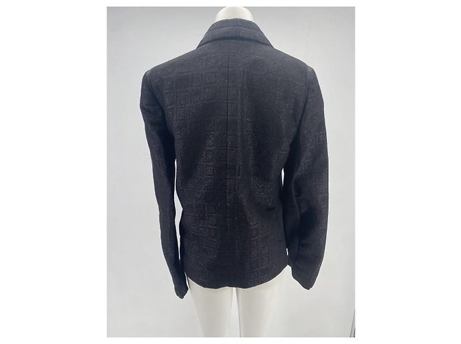 Rochas Blazer Schwarz Polyester Größe 46 - Ansicht 2