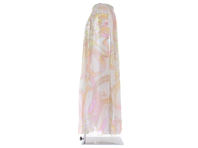 Emilio Pucci Mehrfarbiger Krepprock Mehrfarben - Ansicht 3