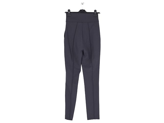 Autre Marque Pantalones de lana azul marino - vista 4