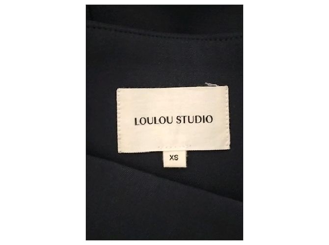 Autre Marque Pantalones de lana azul marino - vista 5