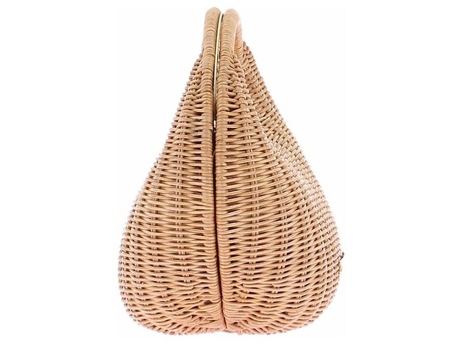Sacai Sac Rattan Round NATURAL Marrone - vista 5