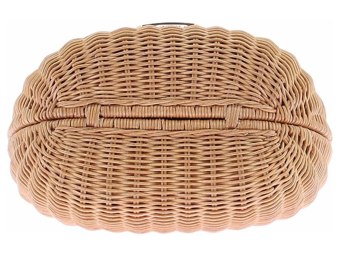 Sacai Sac Rattan Round NATURAL Marrone - vista 6