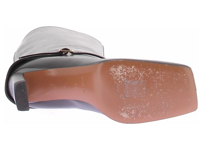 Wandler Botas de couro preto com fivela "Isa" - vista 5
