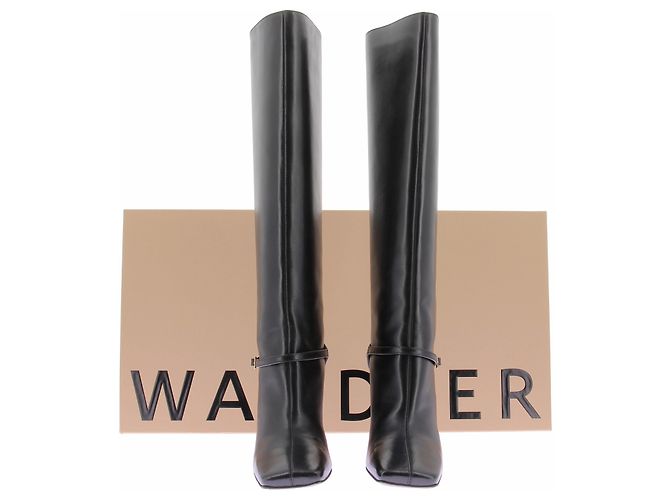 Wandler Botas de couro preto com fivela "Isa" - vista 8