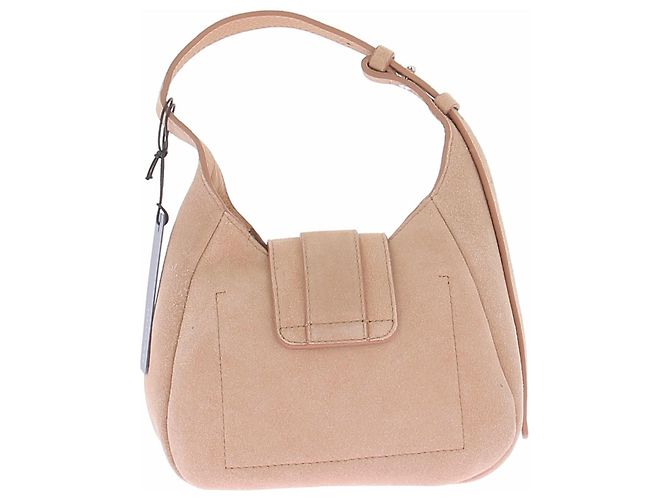 Hogan Borsa Hobo marrone in camoscio - vista 3