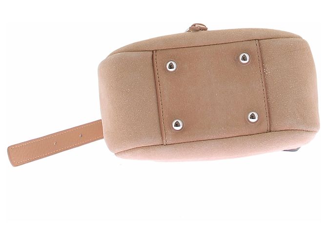 Hogan Borsa Hobo marrone in camoscio - vista 6