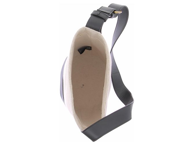 Borsa a secchiello in pelle beige Soeur - vista 8