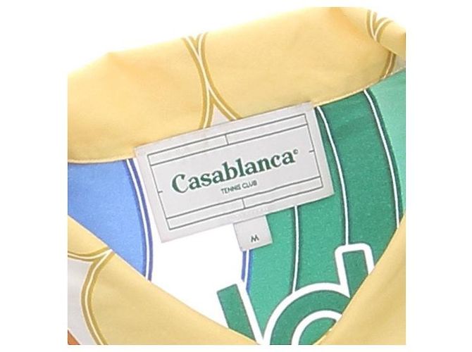 Casablanca Mehrfarbig gemusterte Seidenbluse Orange - Ansicht 5