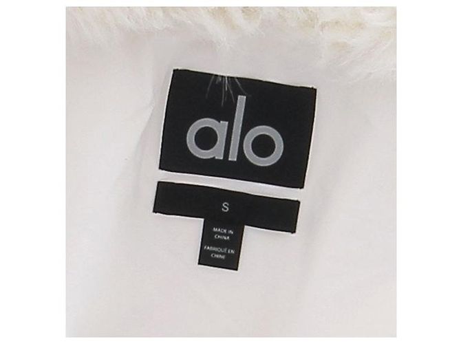 Autre Marque Chaqueta de piel blanca Blanco - vista 5