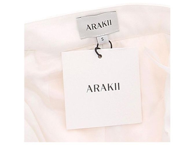 Autre Marque Falda lápiz de plumas ARAKII blanca Blanco - vista 6