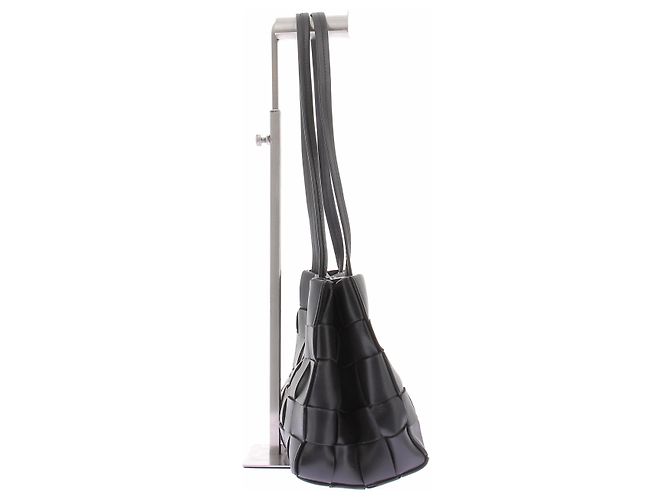 Autre Marque Borsa in pelle intrecciata nera ST AGNI Nero - vista 5