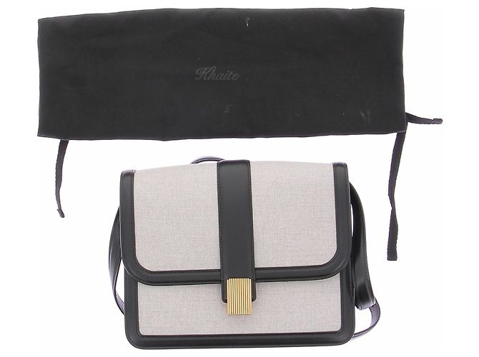 Khaite Borsa a tracolla Blake Beige - vista 8