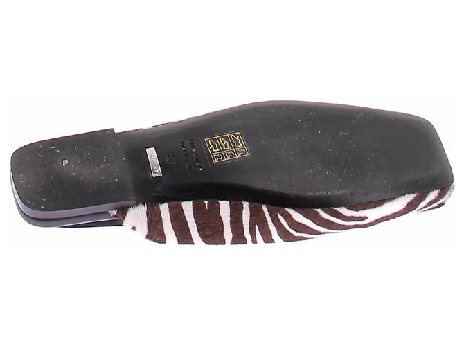 Dagmar Mules mit eckiger Kappe braun Leder Größe 38 - Ansicht 5