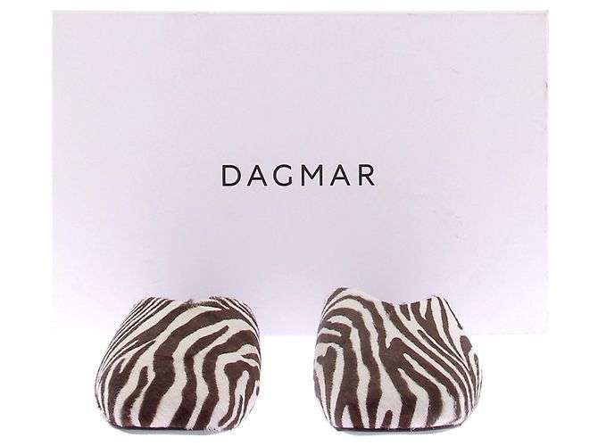 Dagmar Mules mit eckiger Kappe braun Leder Größe 38 - Ansicht 8