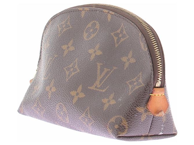Louis Vuitton Necessaire in pelle marrone - vista 2