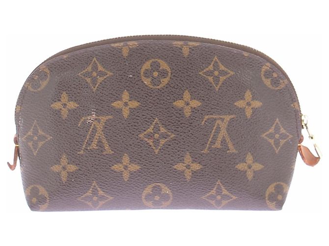 Louis Vuitton Necessaire in pelle marrone - vista 3