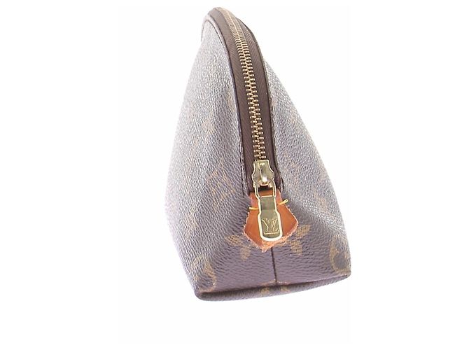 Louis Vuitton Necessaire in pelle marrone - vista 4
