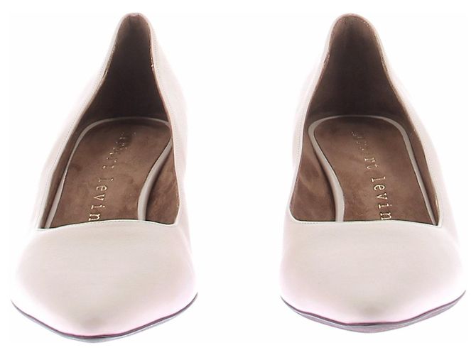 Autre Marque HERBERT LEVINE Pumps aus Leder Beige Größe 38 - Ansicht 3