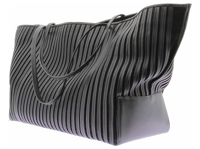Autre Marque Cabas Linea Stitch nero - vista 2
